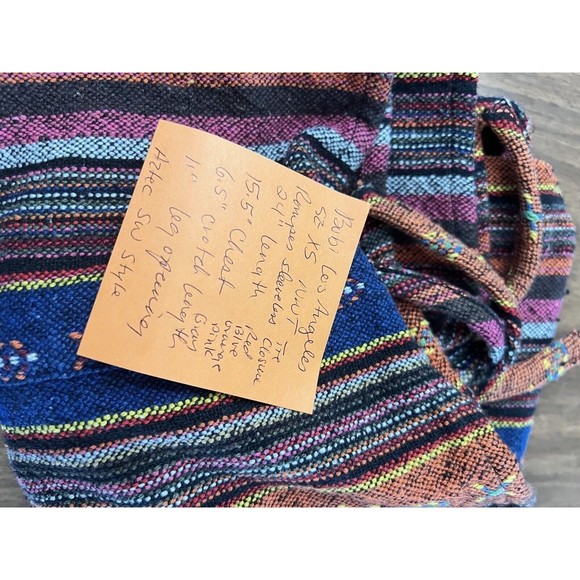 Bobi Los Angeles Sleeveless Romper Aztec Southwest Tie Boho Size XS Multicolor - Picture 13 of 13